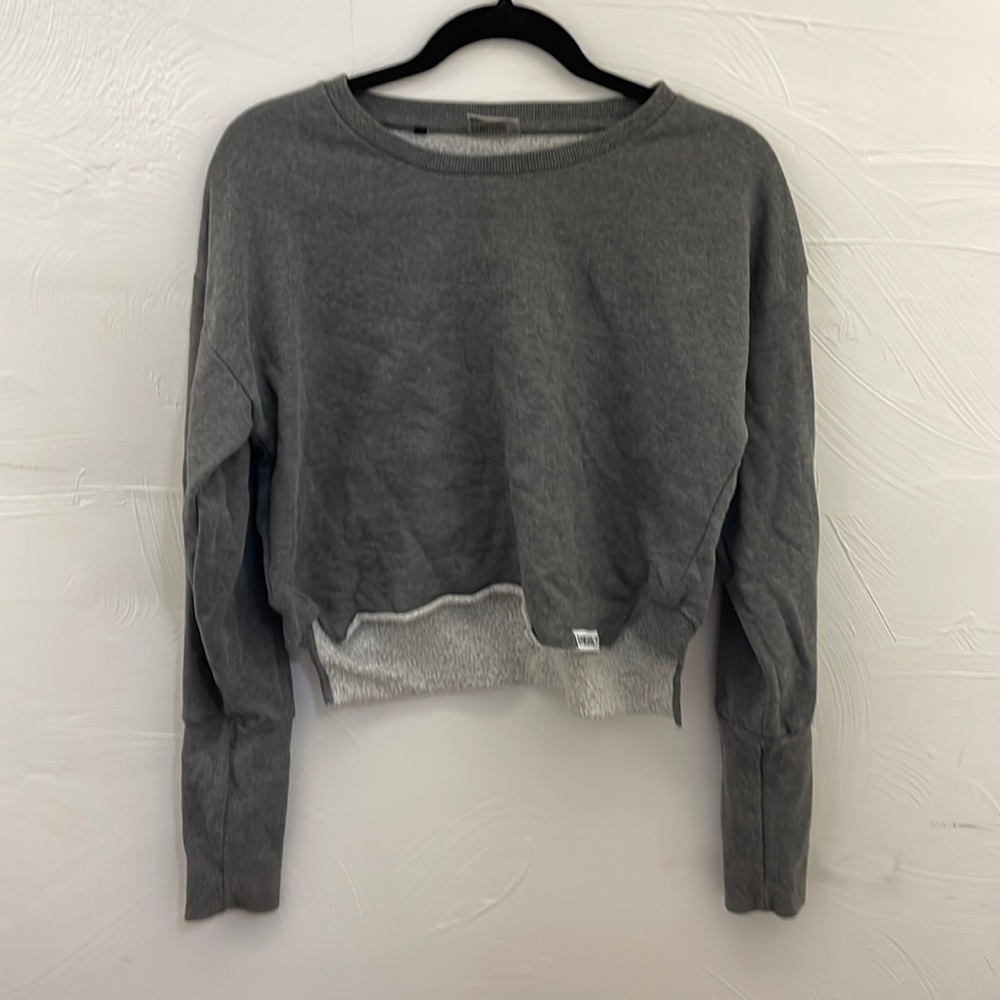 Gymshark Cropped Grey Crewneck